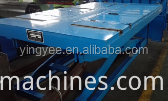 3X1300mm steel coil slitting line/Hydraulic exit coil car/damping and pre-dividing and press device